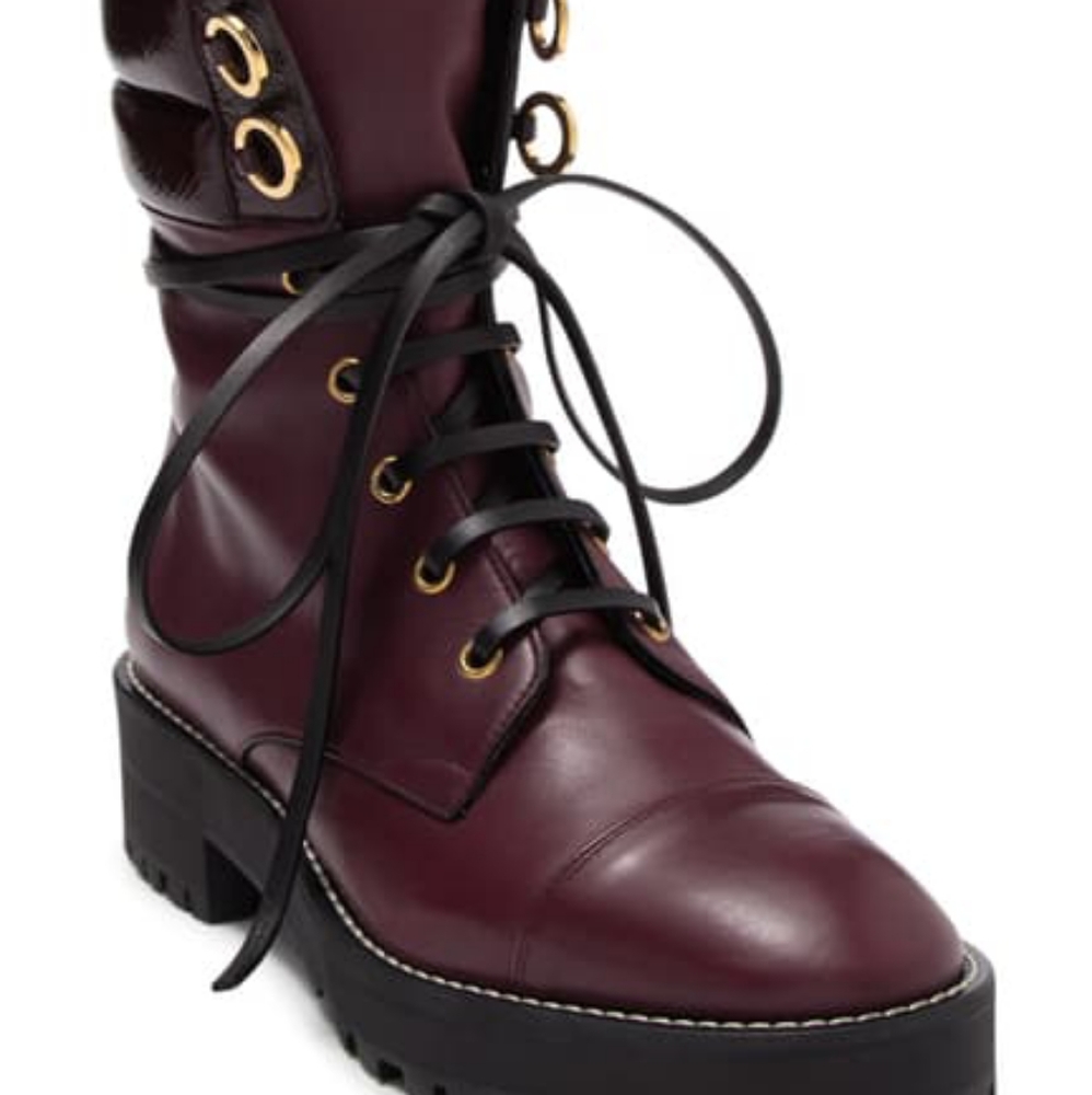 Stuart Weitzman Lexy Combat Boot - Picture 3 of 5